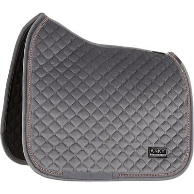 Dressurmatte für Pferde aus Samt/Steinen ANKY Gris Full Dressurmatte für Pferde aus Samt/Steinen ANKY Gris Full