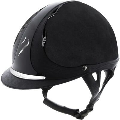 Glänzender Leder-Reithelm Antarès Classic Noir L (58/61 cm) Glänzender Leder-Reithelm Antarès Classic Noir L (58/61 cm)
