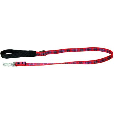 Traditionelle Hundeleine Arka Haok Plaid Rouge 20/100 cm Traditionelle Hundeleine Arka Haok Plaid Rouge 20/100 cm