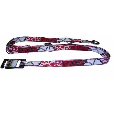 Hundeleine 3 Punkte Arka Haok Piment Rouge 25/220 cm Hundeleine 3 Punkte Arka Haok Piment Rouge 25/220 cm