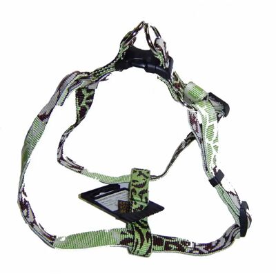 Hunde-Geschirr Nylon Gurtzeug Arka Haok Vert 20/31-53 cm Hunde-Geschirr Nylon Gurtzeug Arka Haok Vert 20/31-53 cm