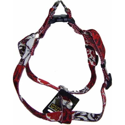 Hunde-Geschirr Nylon Gurtzeug Arka Haok Rouge 25/41-72 cm Hunde-Geschirr Nylon Gurtzeug Arka Haok Rouge 25/41-72 cm