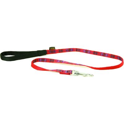 Traditionelle Hundeleine Arka Haok Kilt Rouge 14/100 cm Traditionelle Hundeleine Arka Haok Kilt Rouge 14/100 cm