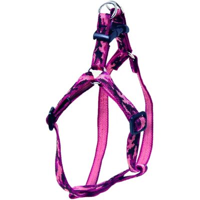 Hunde-Geschirr Nylon Gurtzeug Arka Haok Rose 15 mm Hunde-Geschirr Nylon Gurtzeug Arka Haok Rose 15 mm