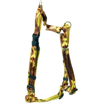 Verstellbares Hundegeschirr Arka Haok Jaune 46-68 cm Verstellbares Hundegeschirr Arka Haok Jaune 46-68 cm