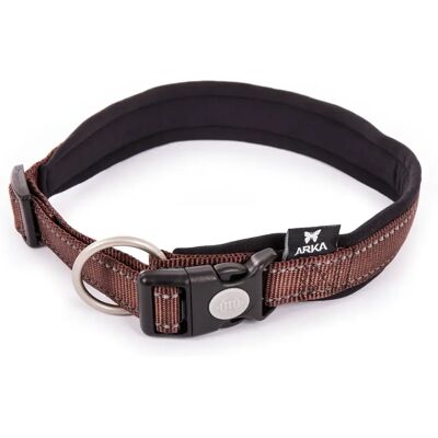 Martin Sellier Neo+ Brauner reflektierender Hundehalsband 40-45cm Martin Sellier Neo+ Brauner reflektierender Hundehalsband 40-45cm