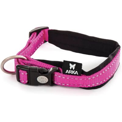 Verstellbares Nylon-Hundehalsband Arka Haok XL Rose 40x50/70 cm Verstellbares Nylon-Hundehalsband Arka Haok XL Rose 40x50/70 cm
