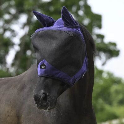 Bucas - Buzz-Off Pro S - Marineblau - Schwarz - Fly mask Bucas - Buzz-Off Pro S - Marineblau - Schwarz - Fly mask