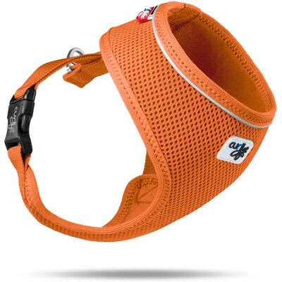 Curli Basic Air Mesh Hundegeschirr - Klein, Orange Curli Basic Air Mesh Hundegeschirr - Klein, Orange