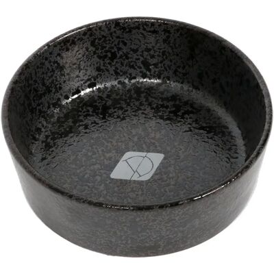 D&D Jasper Hundenapf - 13cm, Schwarz Punkte D&D Jasper Hundenapf - 13cm, Schwarz Punkte