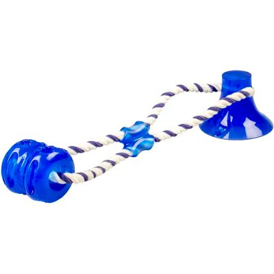 Duvo Plus Hundespielzeug mit Seil & Orange Saugnapf - Kauspielzeug & Apport Duvo Plus Hundespielzeug mit Seil & Orange Saugnapf - Kauspielzeug & Apport