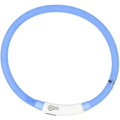 Duvo Plus Halsband Sicherheits-LED Silikon Blau 70cm - Halsband Duvo Plus Halsband Sicherheits-LED Silikon Blau 70cm - Halsband