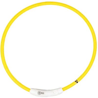 Leuchtendes Hundehalsband Duvoplus avec USB nylon Flash Ring Jaune 13x1,5x18 cm Leuchtendes Hundehalsband Duvoplus avec USB nylon Flash Ring Jaune 13x1,5x18 cm