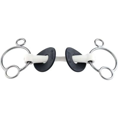 Mors Pessoa für Pferd mit Canon Trust Inno Sense Port Medium 15 Blanc 13,5 cm Mors Pessoa für Pferd mit Canon Trust Inno Sense Port Medium 15 Blanc 13,5 cm