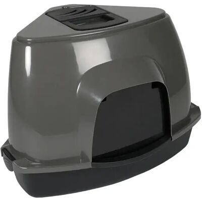 EBI Prism Ecktoilette - Grau - Katzentoilette EBI Prism Ecktoilette - Grau - Katzentoilette