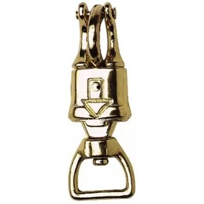Messing-Panikkarabiner für Pferde Feeling Doré TU Messing-Panikkarabiner für Pferde Feeling Doré TU
