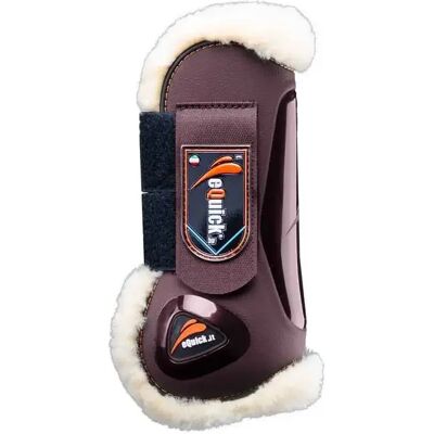 Vorderbeinschutz für Pferde eQuick eLight fluffy Marron L Vorderbeinschutz für Pferde eQuick eLight fluffy Marron L