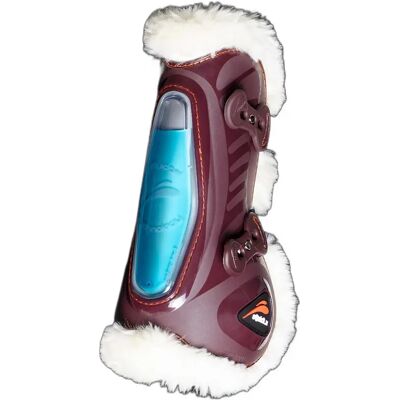 Vorderbeinschutz für Pferde eQuick eShock fluffy Marron M Vorderbeinschutz für Pferde eQuick eShock fluffy Marron M