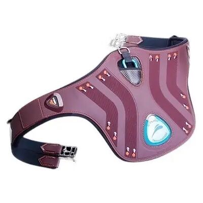 Sattelgurt für Pferde eQuick eDiamond Marron 115 cm Sattelgurt für Pferde eQuick eDiamond Marron 115 cm