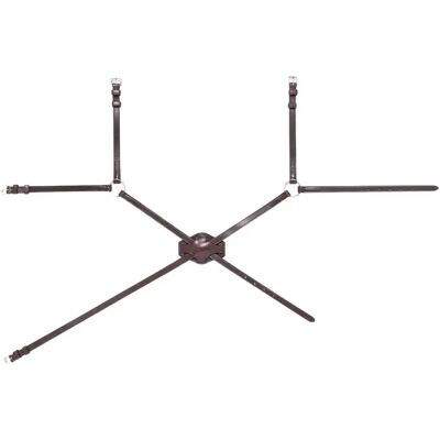 Mexikanisches Reithalfter Equiline Marron Cob Mexikanisches Reithalfter Equiline Marron Cob