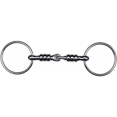 2-Ring-Rollengebiss für Pferde Feeling Argenté 135 mm 2-Ring-Rollengebiss für Pferde Feeling Argenté 135 mm