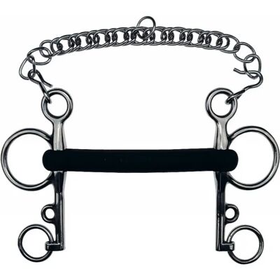 Pelham für Pferd Feeling Caoutchouc Argenté 135 mm Pelham für Pferd Feeling Caoutchouc Argenté 135 mm