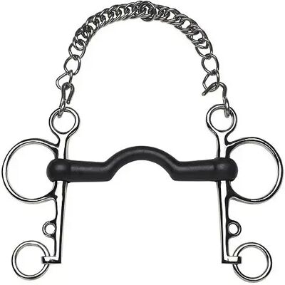 Pelham für Pferd Feeling Caoutchouc droit Argenté 135 mm Pelham für Pferd Feeling Caoutchouc droit Argenté 135 mm