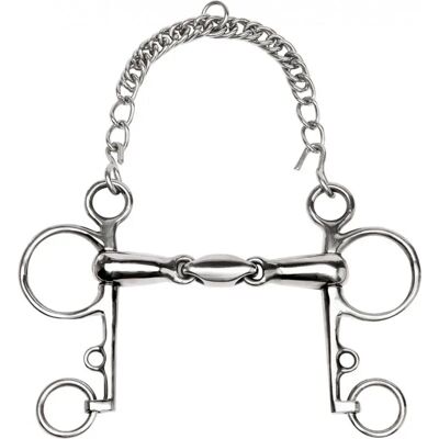 Pelham für Pferd Feeling Anatomic branches longues Argenté 135 mm Pelham für Pferd Feeling Anatomic branches longues Argenté 135 mm