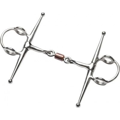 FEELING - Fullcheek Gag Bit - Roller - 135 mm - Horse Bit FEELING - Fullcheek Gag Bit - Roller - 135 mm - Horse Bit