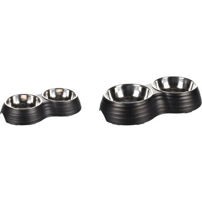 Flamingo Aschau - schwarz - 2x160ml - Hundenäpfe Flamingo Aschau - schwarz - 2x160ml - Hundenäpfe