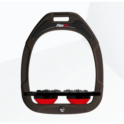 Pferde Steigbügel Ultra Grip Braun/Schwarz/Rot Flex-On Green Composite Marron TU Pferde Steigbügel Ultra Grip Braun/Schwarz/Rot Flex-On Green Composite Marron TU