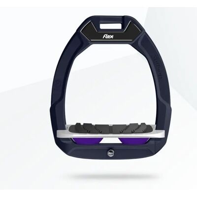 Sicherheitssteigbügel Pferd Steigung Grip Braun/Grau/Violett Flex-On Safe-On Marron TU Sicherheitssteigbügel Pferd Steigung Grip Braun/Grau/Violett Flex-On Safe-On Marron TU