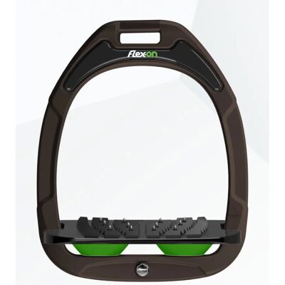 Sicherheits- Reitersteigbügel Ultra Grip Neigung Braun/Schwarz/Grün Flex-On Safe-On Marron TU Sicherheits- Reitersteigbügel Ultra Grip Neigung Braun/Schwarz/Grün Flex-On Safe-On Marron TU