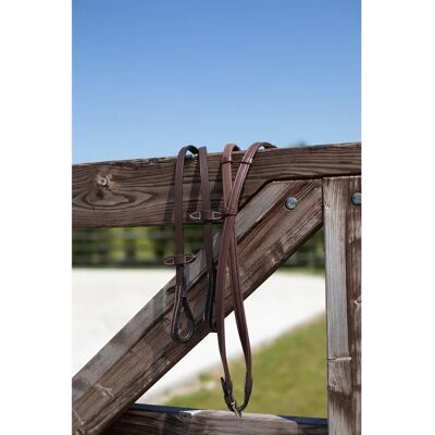 Jägerzügel für Pferde HFI Marron Poney Jägerzügel für Pferde HFI Marron Poney