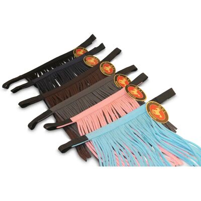 Fliegenstirnband für Pferde HFI Franges Marron Poney Fliegenstirnband für Pferde HFI Franges Marron Poney