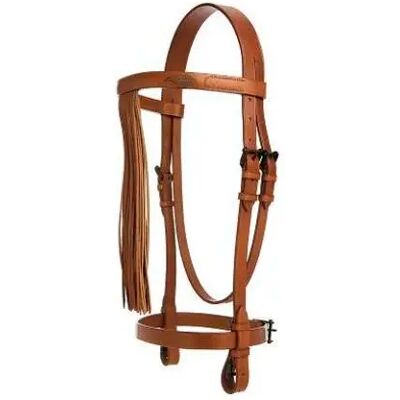 Halfter für Pferd Western mit Kehle Hispano Hipica Marron Full Halfter für Pferd Western mit Kehle Hispano Hipica Marron Full