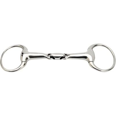HORKA - 2 Ringar Rostfritt Stål - 12,5 cm - Pferdebit HORKA - 2 Ringar Rostfritt Stål - 12,5 cm - Pferdebit