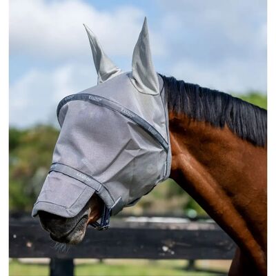 Fliegenmaske für Pferde Horseware Rambo Gris Cheval Fliegenmaske für Pferde Horseware Rambo Gris Cheval