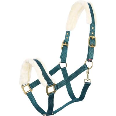 Pferdehalfter mit Kunstfell Imperial Riding Classic Fur Vert Foal Pferdehalfter mit Kunstfell Imperial Riding Classic Fur Vert Foal