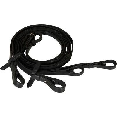 Doppeltes Pferdezügel mit rutschfestem Griff Imperial Riding Noir TU Doppeltes Pferdezügel mit rutschfestem Griff Imperial Riding Noir TU