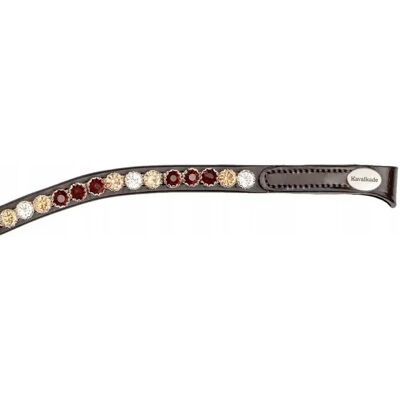 Stirnband für Pferd Kavalkade Seasons Dreams - BC2 Marron Full Stirnband für Pferd Kavalkade Seasons Dreams - BC2 Marron Full