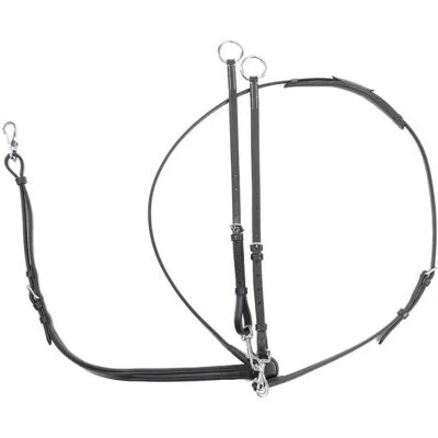 Martingal mit Ringen Kavalkade Solid Noir Full Martingal mit Ringen Kavalkade Solid Noir Full