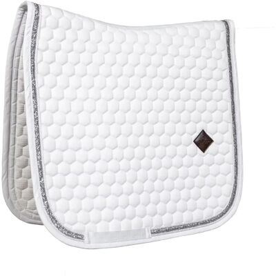 Glitzer-Sattelunterlage für Pferde Kentucky Horsewear Blanc Poney Glitzer-Sattelunterlage für Pferde Kentucky Horsewear Blanc Poney