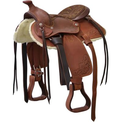 Ponysattel Lakota Prime Marron 8" Ponysattel Lakota Prime Marron 8"