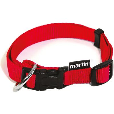 Martin Sellier Roter Nylonhalsband - Verstellbar 30-45cm - Hundehalsband Martin Sellier Roter Nylonhalsband - Verstellbar 30-45cm - Hundehalsband