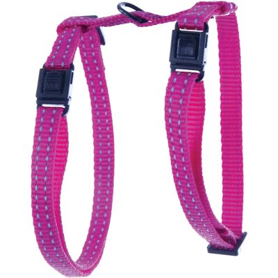 Verstellbares Nylon-Harness für Katzen Martin Sellier Rose 10x35/50 cm Verstellbares Nylon-Harness für Katzen Martin Sellier Rose 10x35/50 cm