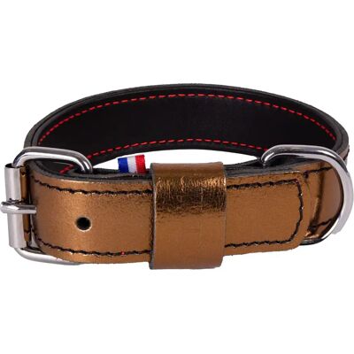 Hundehalsband aus Leder Martin Sellier Dakota Doré 30/50 cm Hundehalsband aus Leder Martin Sellier Dakota Doré 30/50 cm