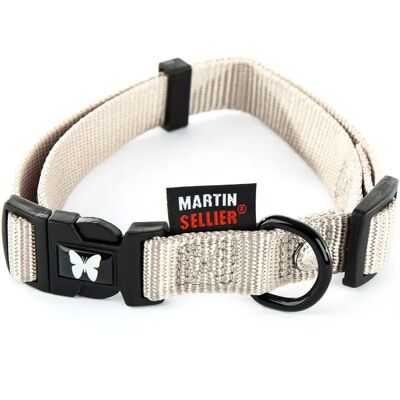 Verstellbares Nylon-Halsband für Hunde Martin Sellier 16-30/45 Gris S Verstellbares Nylon-Halsband für Hunde Martin Sellier 16-30/45 Gris S