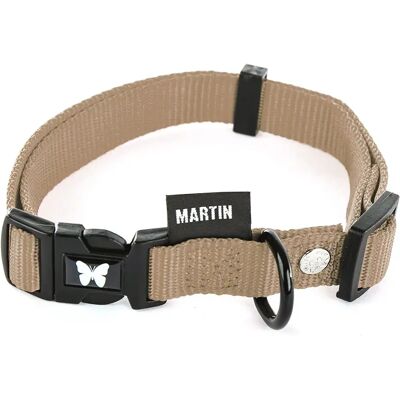 Martin Sellier Beiges Verstellbares Nylon Hundehalsband - Hundezubehör Martin Sellier Beiges Verstellbares Nylon Hundehalsband - Hundezubehör