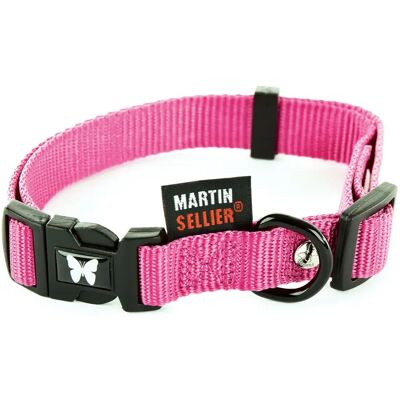 Martin Sellier Verstellbares Nylongeschirr Rose 40-55cm - Hundehalsband Martin Sellier Verstellbares Nylongeschirr Rose 40-55cm - Hundehalsband